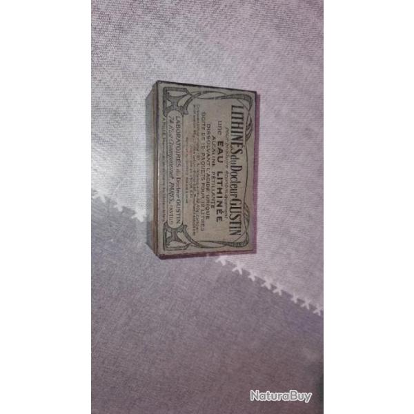 Bo�te m�tallique ancienne de LITHINES DU DOCTEUR GUSTIN