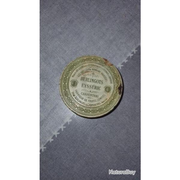 Bo�te m�tallique ancienne de BERLINGOTS EYSSERIC