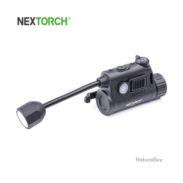 Lampe de casque tactique Nextorch rStar - 80 Lumens - sources de lumi�re multiples