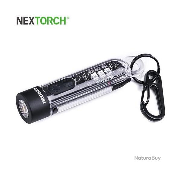 Lampe Nextorch K40 - 300 Lumens / UV / flash rouge et bleu, rechargeable, pour porte-cl�s