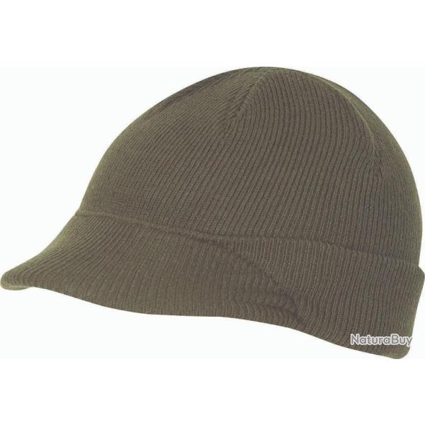 BONNET A VISIERE VERT KAKI