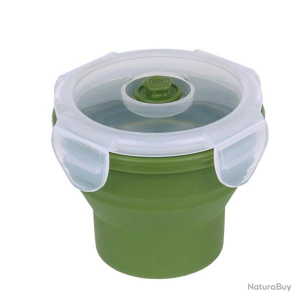 Tasse pliable en silicone