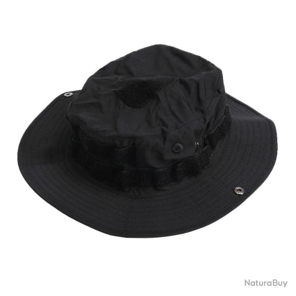 Chapeau de Brousse Ranger (Couleur Noir, Taille L)