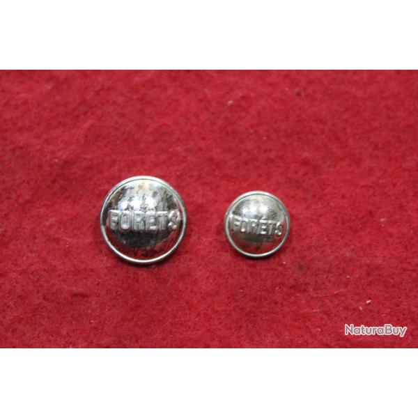 Bouton d'uniforme des eaux et forets 1900