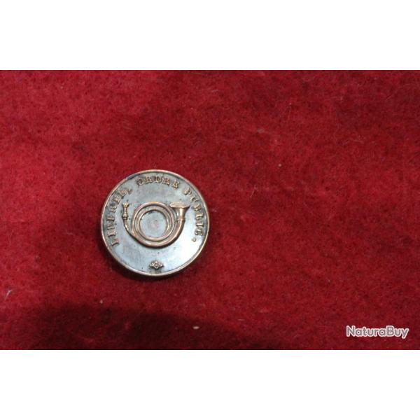 Bouton d'uniforme de chasseur 1848