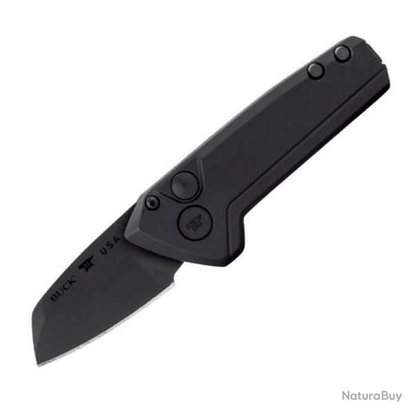 0839BKS1 Couteau automatique Buck mini Deploy Blackout