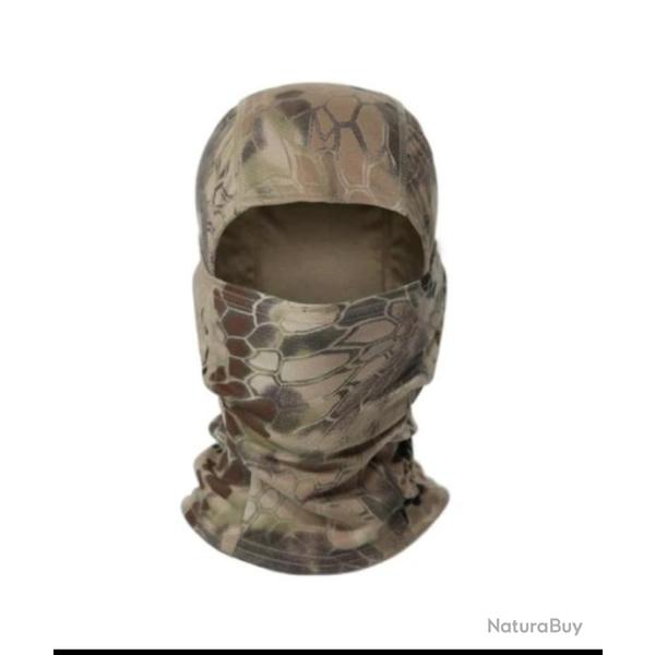 Serpent - Cagoule, tour de cou, cache-cou, masque integral - Camouflage, aff�t, chasse, airsoft