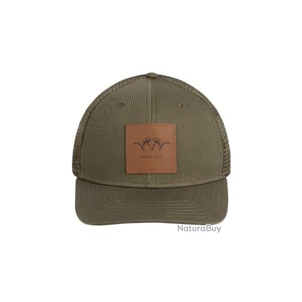 Casquette BLASER leather badge verte