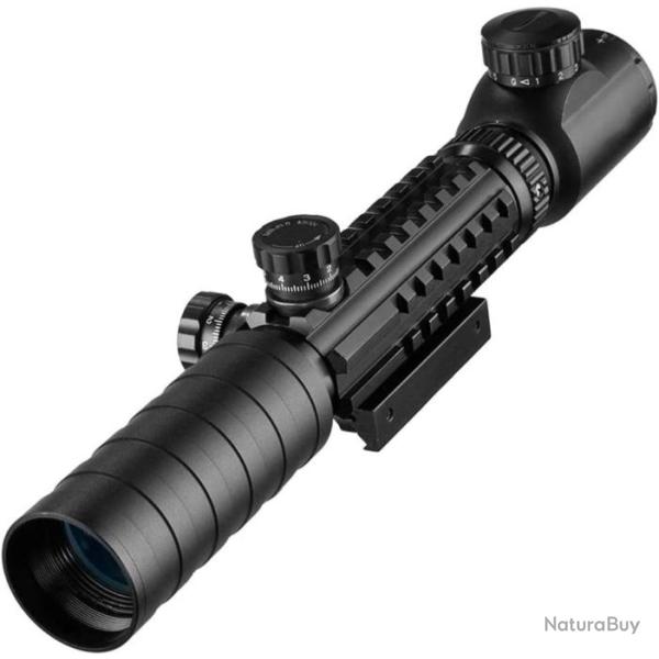 Lunette de vis�e 3-9x32 Point Rouge/Vert w/22mm pour Pistolet � Air comprim�