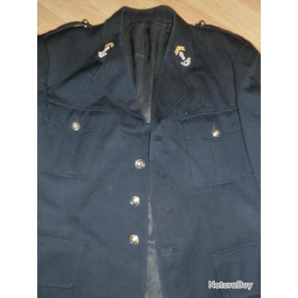 vareuse uniforme de bataillon de chasseurs