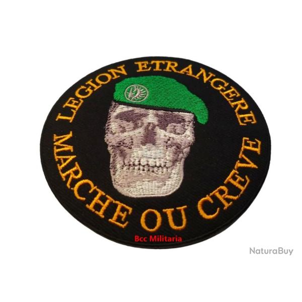L�gion Etrang�re - Patch brod� � coudre ou � coller au fer � repasser  Diam�tre : 90 mm