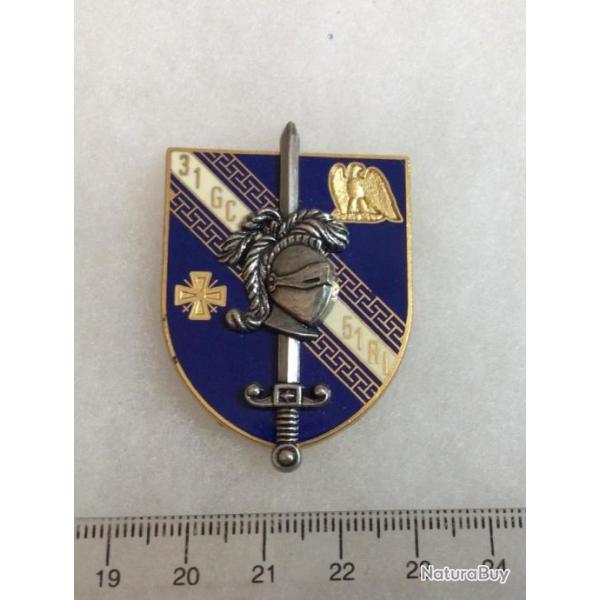 FRANCE INFANTERIE - Insigne 51� R.I / 31� Groupement De Camp