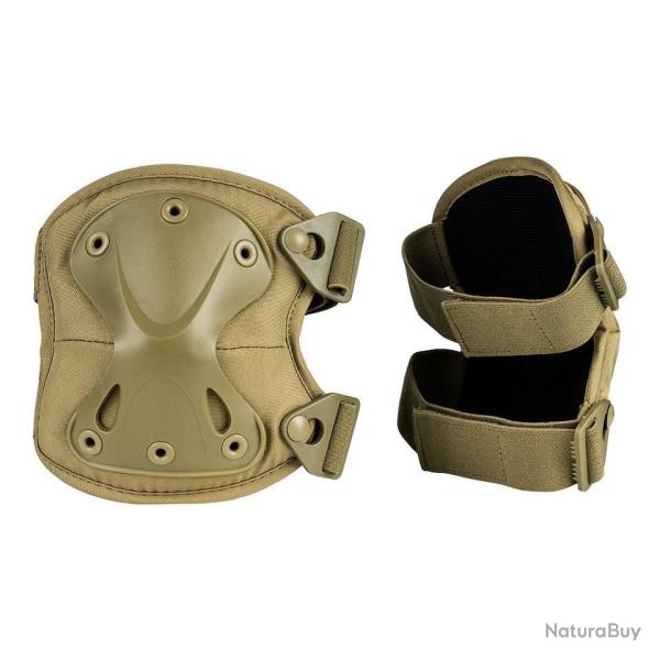 Genouill�res tactiques avec filet (Couleur Sable)