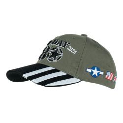 Casquette Baseball sp&eacute;ciale 80&deg; anniversaire D-Day