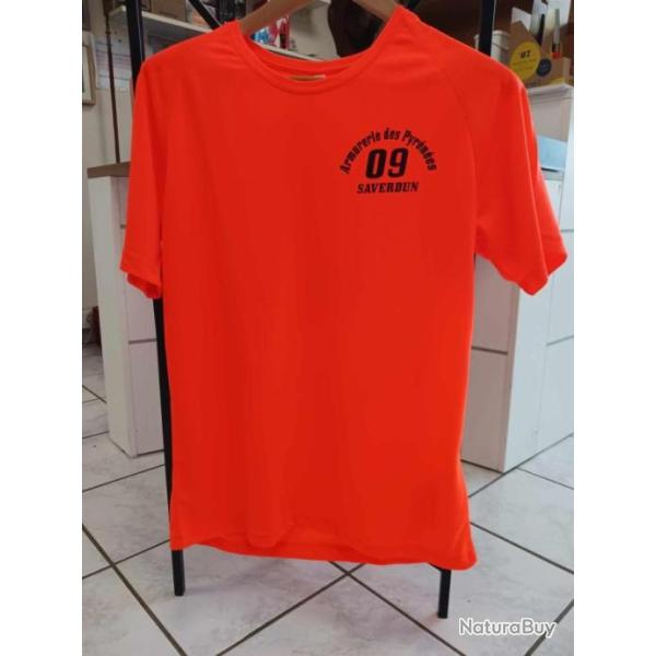 Tee-shirt s�rigraphie armurerie orange