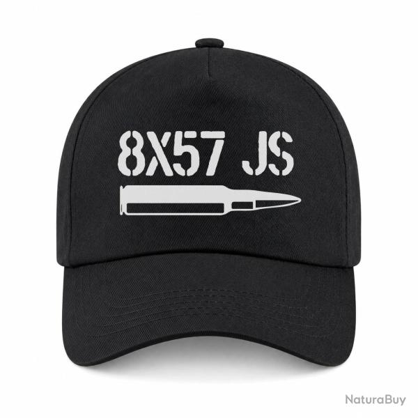 Casquette Arme - Cartouche 8x57JS - Noir