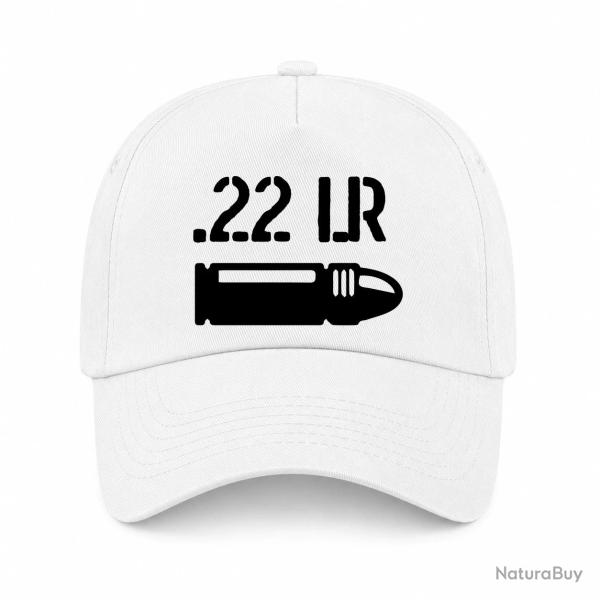 Casquette Arme - 22 LR - Blanc