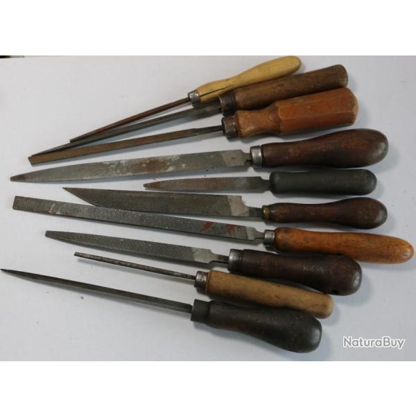 lot de limes armurier