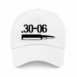Casquette Arme - Cartouche 30.06 - Blanc