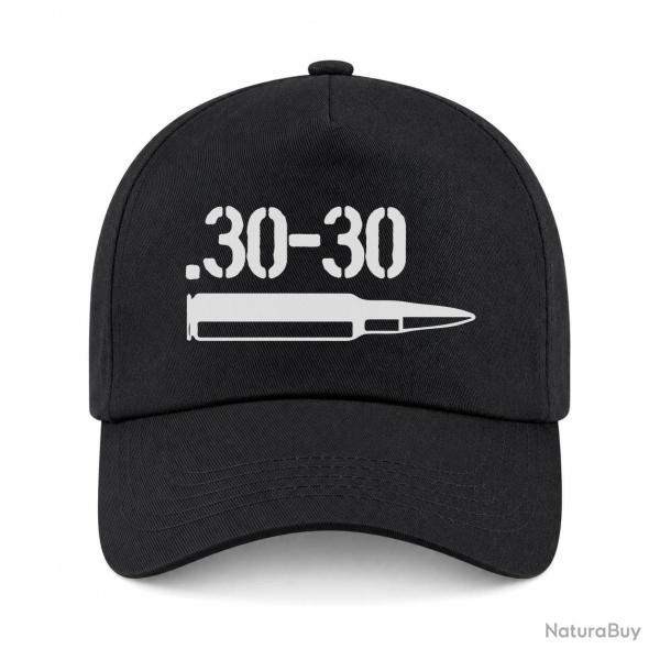 Casquette Arme - Cartouche 30-30 - Noir