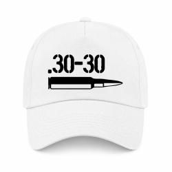 Casquette Arme - Cartouche 30-30 - Blanc