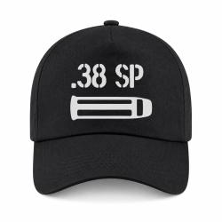 Casquette Arme - Cartouche 38 Special - Noir