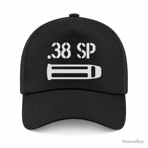 Casquette Arme - Cartouche 38 Special - Noir