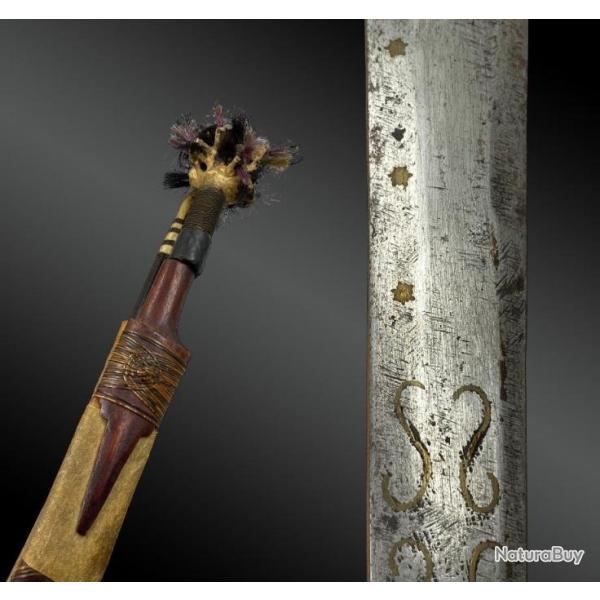 Epee Mandau Culture Dayak, le De Borno, Indonsie