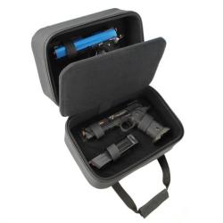 MALLETTE SEMI-RIGIDE DOUBLE PISTOLET GRISE