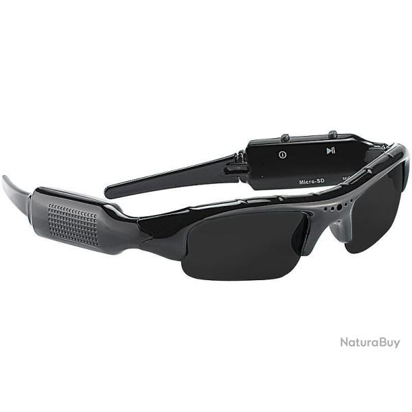 Camra vido lunettes de soleil -