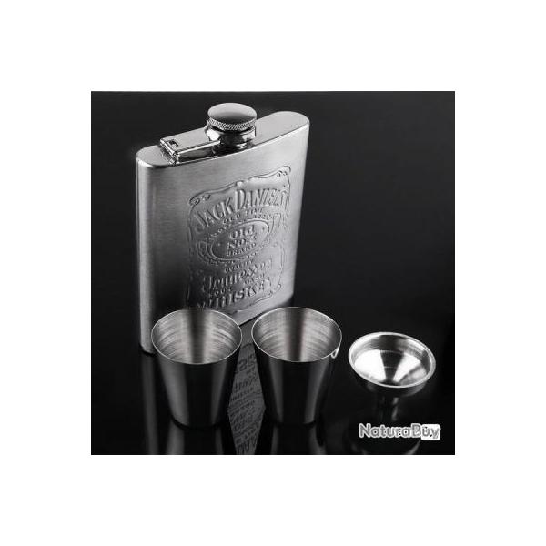 FLASQUE JACK DANIEL'S Flasque � alcool en acier inoxydable