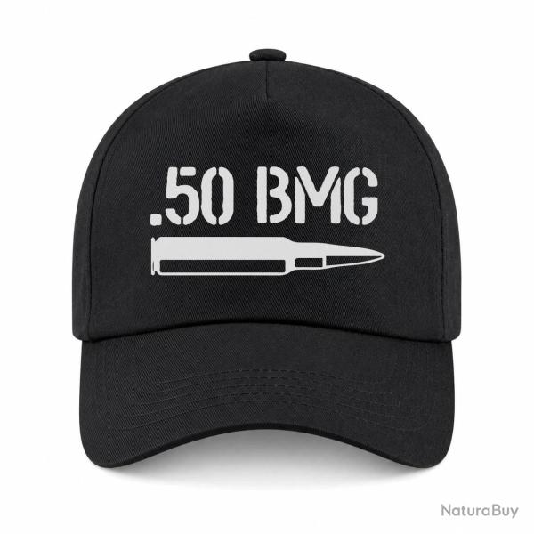 Casquette Arme - Cartouche 50 BMG - Noir