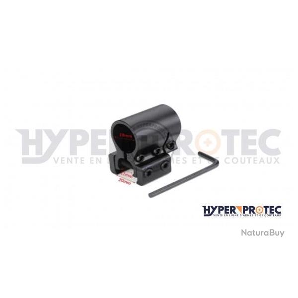 Collier compatible rail de 11 et 22 mm pour laser