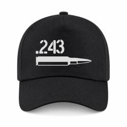Casquette Arme - Cartouche 243 win - Noir