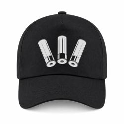 Casquette Arme - Cartouche Calibre 12 - Noir