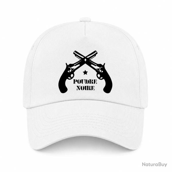 Casquette Arme - Poudre Noire - Blanc