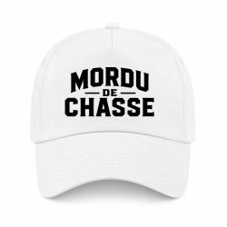 Casquette Chasseur - Mordu de chasse - Blanc