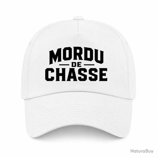 Casquette Chasseur - Mordu de chasse - Blanc