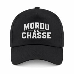 Casquette Chasseur - Mordu de chasse - Noir