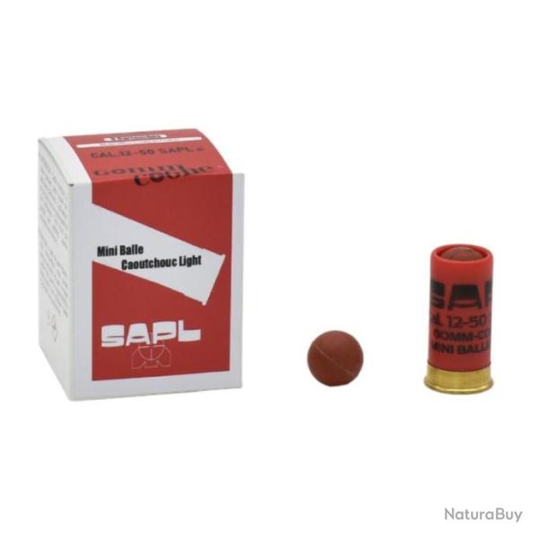 10 Mini balle Gomm-cogne Light - Cal 12-50