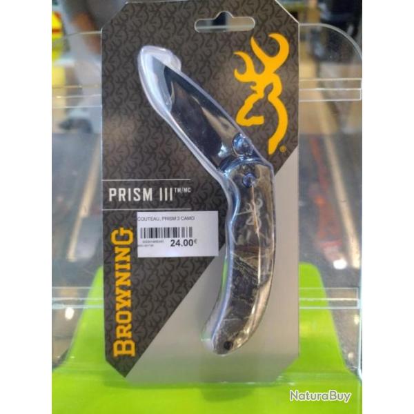 Couteau browning prisme 3