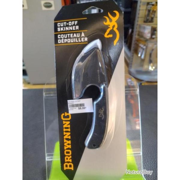 Couteau browning cut off skinner