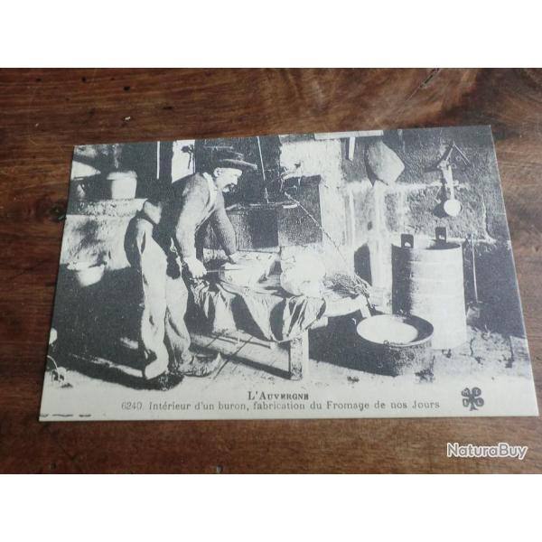 cp l auvergne int�rieur d un buron