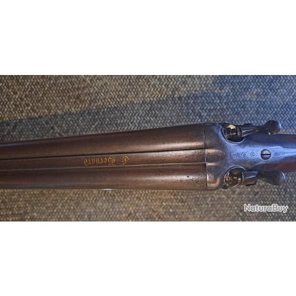 Juxtapos� cal 12/70 � chiens Bernier canonnerie Bernard- Damas canons de 72 .