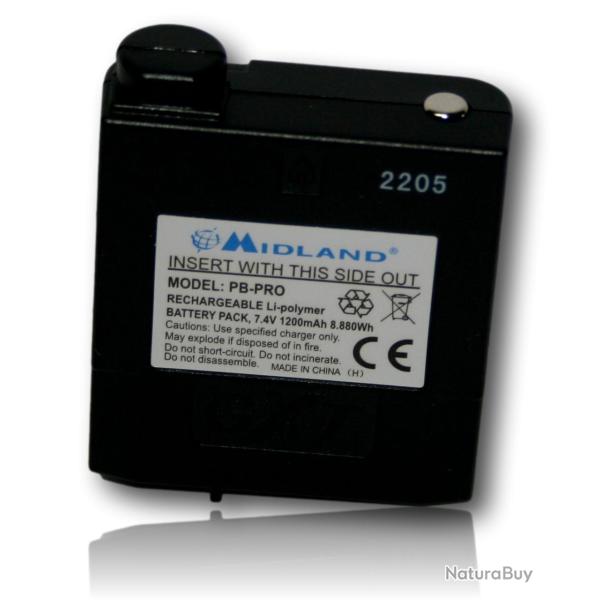 BATTERIE POUR MIDLAND G9PRO