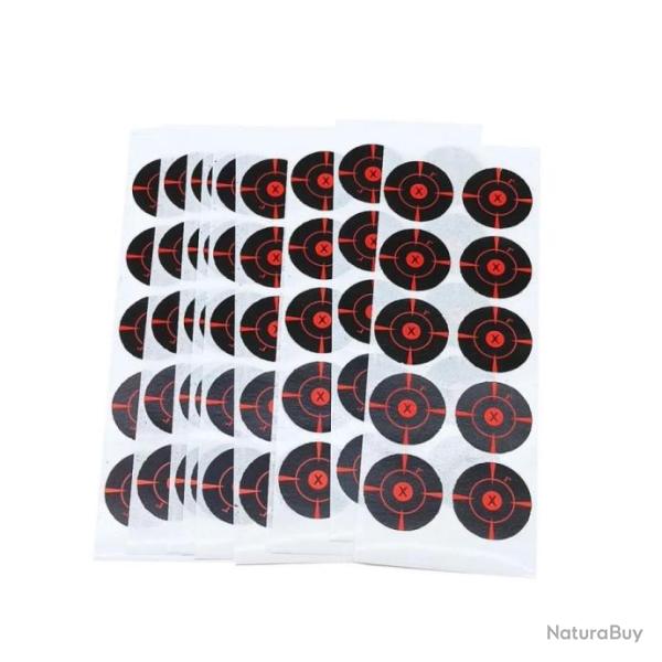 900 cibles de tir r�actif autocollante. Promo ! Lot cibles tous type de tir
