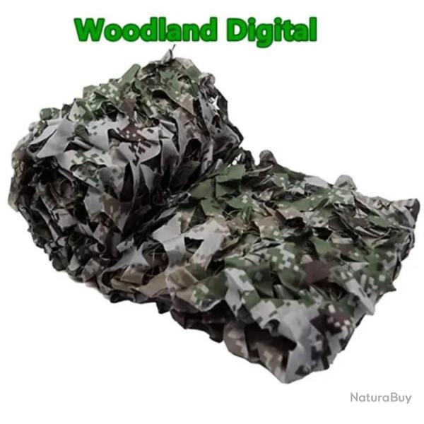 Filet de Camouflage Jungle � Double Couche Militaire 2x2m Chasse Airsoft Camping Randonn�e . B