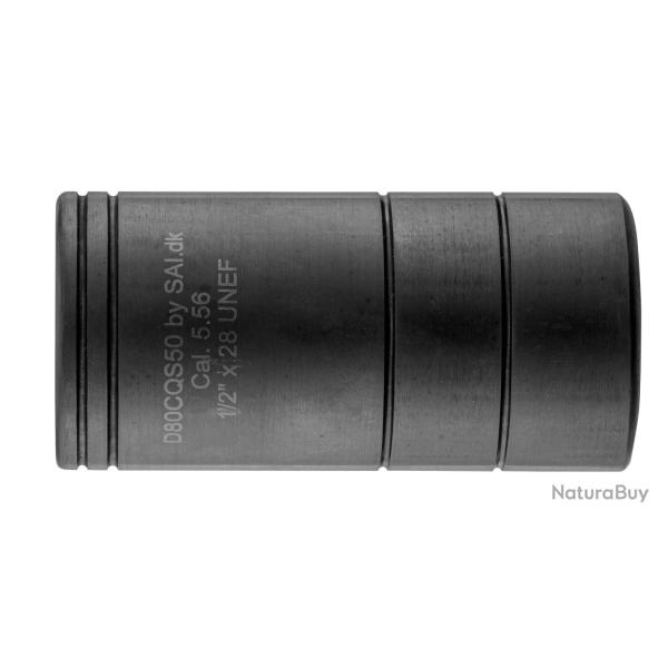 SILENCIEUX SAI D80CQS50 CAL 5.56 FILETAGE 1/2X28