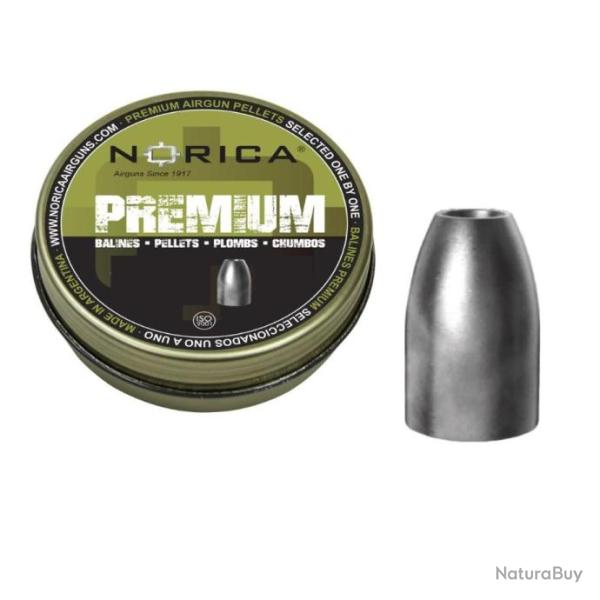 Plombs NORICA cal.6.35 premium slug 2.14g 33gr par 200