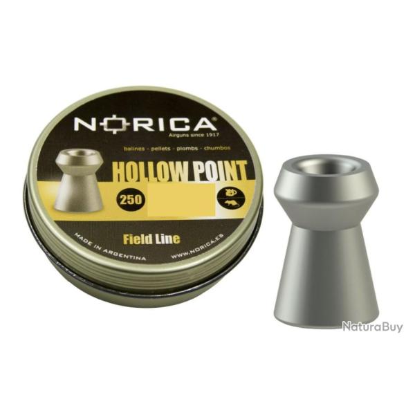 PLOMB NORICA HOLLOW POINT FIELD LINE CAL.4.5 0.51g 8gr PAR 1250